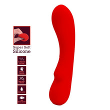 Load image into Gallery viewer, Matt Rechargeable Stimulation Vibe Red
