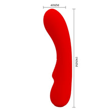 Load image into Gallery viewer, Matt Rechargeable Stimulation Vibe Red
