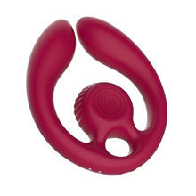 Load image into Gallery viewer, Snail Gizi Duo Couples Stimulator Burgundy
