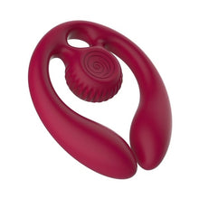 Load image into Gallery viewer, Snail Gizi Duo Couples Stimulator Burgundy
