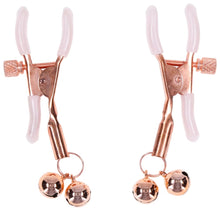 Load image into Gallery viewer, S &amp; M Peaches N Creame Bell Nipple Clamps
