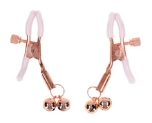 Load image into Gallery viewer, S &amp; M Peaches N Creame Bell Nipple Clamps
