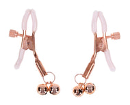 S & M Peaches N Creame Bell Nipple Clamps