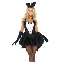 Load image into Gallery viewer, Bunny Tuxedo Dress (12) L
