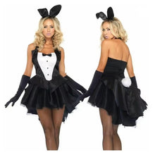 Load image into Gallery viewer, Bunny Tuxedo Dress (12) L
