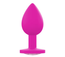Load image into Gallery viewer, Small Silicone Pink Butt Plug Gem
