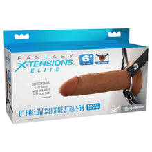 Load image into Gallery viewer, Fantasy X-tensions Elite 6 In. Silicone Hollow Strap-on
