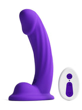 Load image into Gallery viewer, Colours Curve Vibrating 6" Dildo Purple
