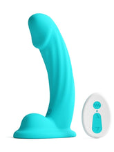 Load image into Gallery viewer, Colours Curve Vibrating 6" Dildo Teal
