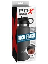 Load image into Gallery viewer, Pdx Plus Fuck Flask Secret Delight Grey/ Brown
