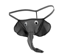 Load image into Gallery viewer, Men's Black Elephant G-string
