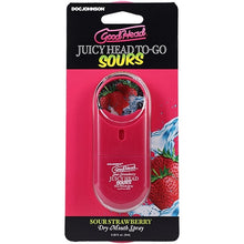 Load image into Gallery viewer, Goodhead Juicy Head Dry Mouth Spray To Go Sour Strawberry
