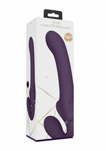 Load image into Gallery viewer, Vive Ai - Dual Vibrating &amp; Air Wave Tickler Vibrating Strapless Strap On - Purple
