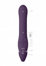 Load image into Gallery viewer, Vive Ai - Dual Vibrating &amp; Air Wave Tickler Vibrating Strapless Strap On - Purple
