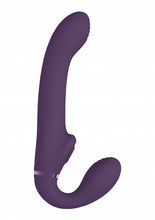 Load image into Gallery viewer, Vive Ai - Dual Vibrating &amp; Air Wave Tickler Vibrating Strapless Strap On - Purple
