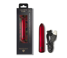 Load image into Gallery viewer, Poppy Red 16 Function Waterproof Rechargeable Bullet
