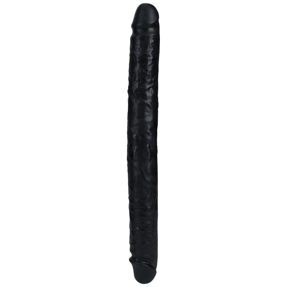 Load image into Gallery viewer, Realrock 14" Slim Double Dong Black (35cm)