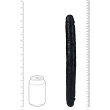 Load image into Gallery viewer, Realrock 14" Slim Double Dong Black (35cm)
