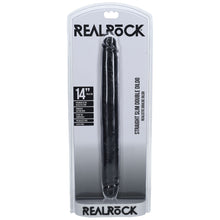 Load image into Gallery viewer, Realrock 14" Slim Double Dong Black (35cm)
