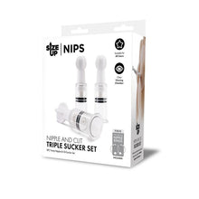 Load image into Gallery viewer, Size Up Nipple And Clit Triple Sucker Set
