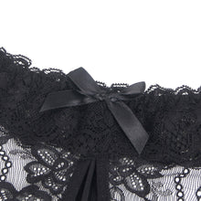 Load image into Gallery viewer, Lace Pearl Panty Black (16-18) 3xl

