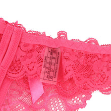 Load image into Gallery viewer, Lace Pearl Panty Pink (12-14) Xl
