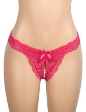 Load image into Gallery viewer, Lace Pearl Panty Pink (12-14) Xl

