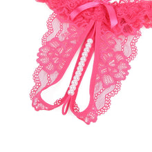 Load image into Gallery viewer, Lace Pearl Panty Pink (12-14) Xl
