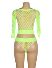 Load image into Gallery viewer, Fishnet 2-piece (12-16) Green
