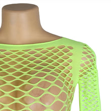 Load image into Gallery viewer, Fishnet 2-piece (18-22) Green
