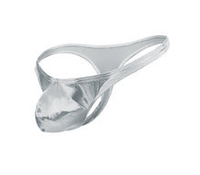 Load image into Gallery viewer, Mens Silver Metallic G-string-l/xl
