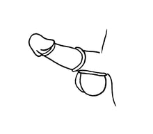 Load image into Gallery viewer, Blue Silicone Cock Ring 3 Pack
