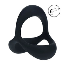 Load image into Gallery viewer, Levelz Tri O Ergo Silicone Cock Ring
