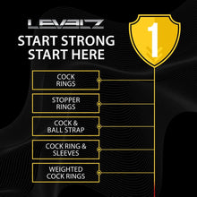 Load image into Gallery viewer, Levelz Silicone Cock &amp; Ball Harness
