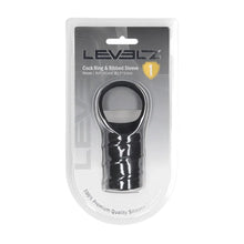 Load image into Gallery viewer, Levelz Silicone Cock Ring &amp; Ribbed Sleeve
