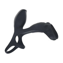 Load image into Gallery viewer, Levelz Vibrating Cock &amp; Ball Ring With Shaft Loop
