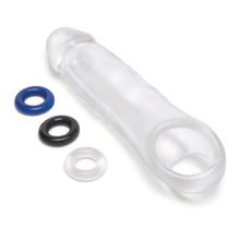 Load image into Gallery viewer, Size Up 2 Inch See-thru Penis Extender With Ball Loop
