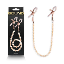 Load image into Gallery viewer, Bound Nipple Clamps Dc1 Rose Gold
