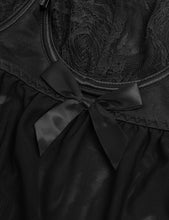 Load image into Gallery viewer, Push Up Babydoll Black Eyelash Lace (8-10)m
