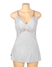 Load image into Gallery viewer, Grey Modal Nightdress (14-16)2xl Backless
