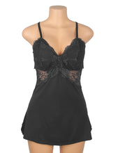 Load image into Gallery viewer, Black Modal Nightdress (16-18)3xl Backless
