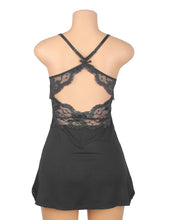 Load image into Gallery viewer, Black Modal Nightdress (8-10) M Backless
