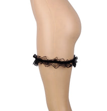 Load image into Gallery viewer, Black Lace Garter
