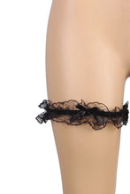 Load image into Gallery viewer, Black Lace Garter
