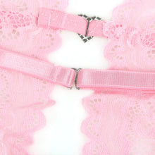 Load image into Gallery viewer, Pink Lace Sexy Garter Set (12-14) 2xl
