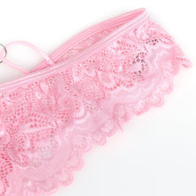 Load image into Gallery viewer, Pink Lace Sexy Garter Set (12-14) 3xl
