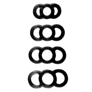 Luvpump Comfit Silicone Rings Black