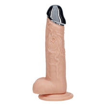 Load image into Gallery viewer, Realrock Metal Head 8'' Rechargeable Dildo - Flesh
