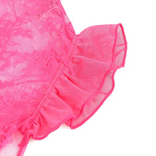 Load image into Gallery viewer, Ruffled Teddy Rose (14-16) 2xl Lace Mesh

