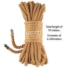 Load image into Gallery viewer, Rebellion Reign 10m Bondage Rope Natural
